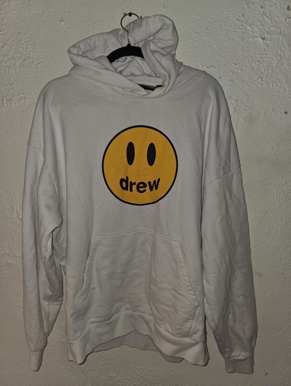 Drew House Mascot Hoodie White Size Medium - Authentic Oversized Pullover
